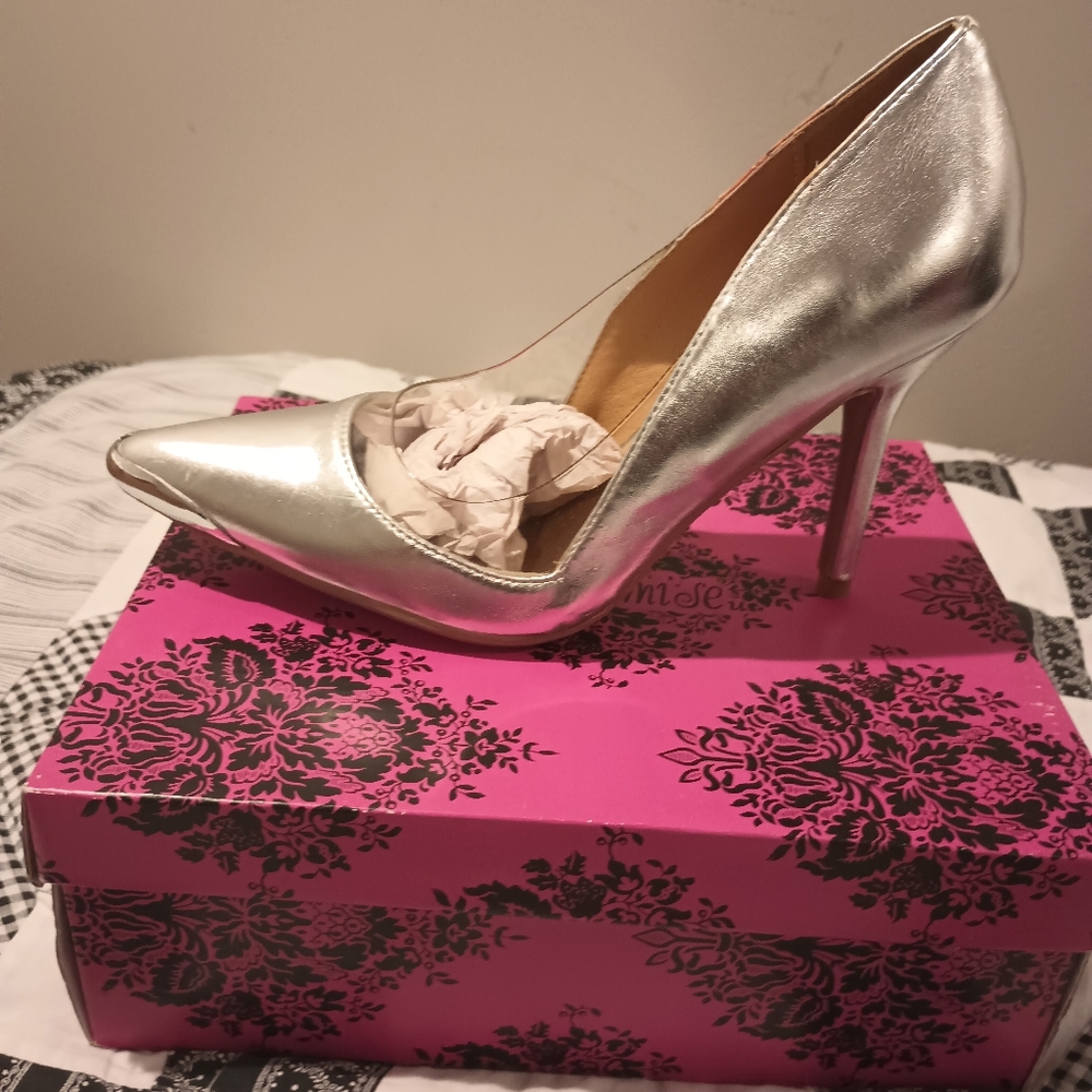 Silver heels